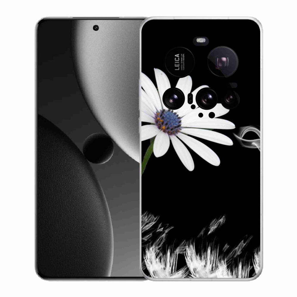 Gélový kryt mmCase na Xiaomi 15 Ultra - biely kvet