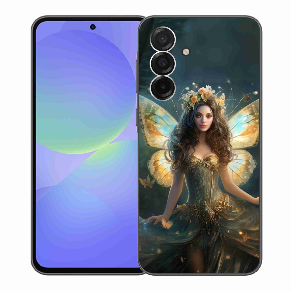 Gélový kryt mmCase na Samsung Galaxy A36 5G - motýlia žena