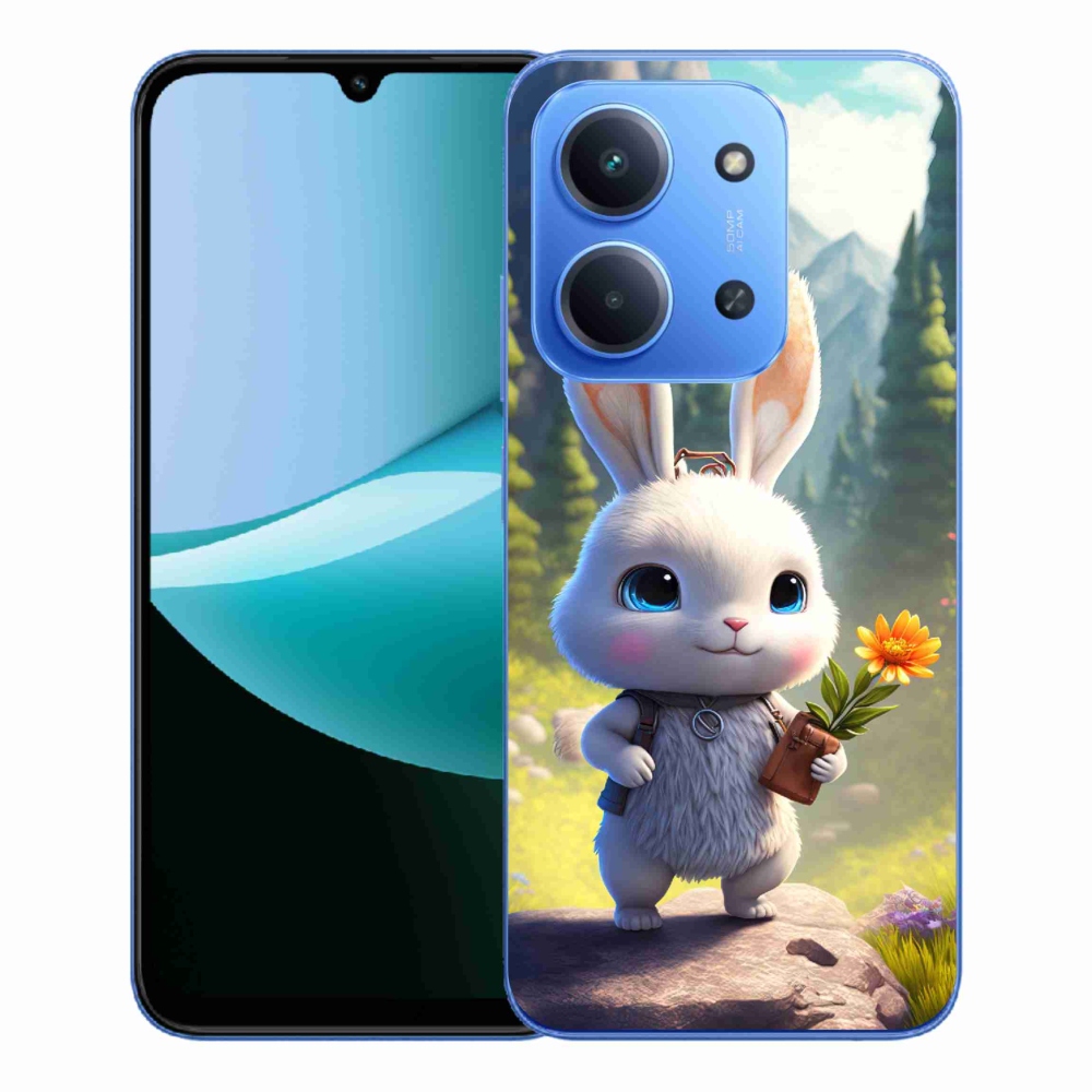 Gélový kryt mmCase na Xiaomi Redmi 15C 4G/5G (173mm) - roztomilý zajačik