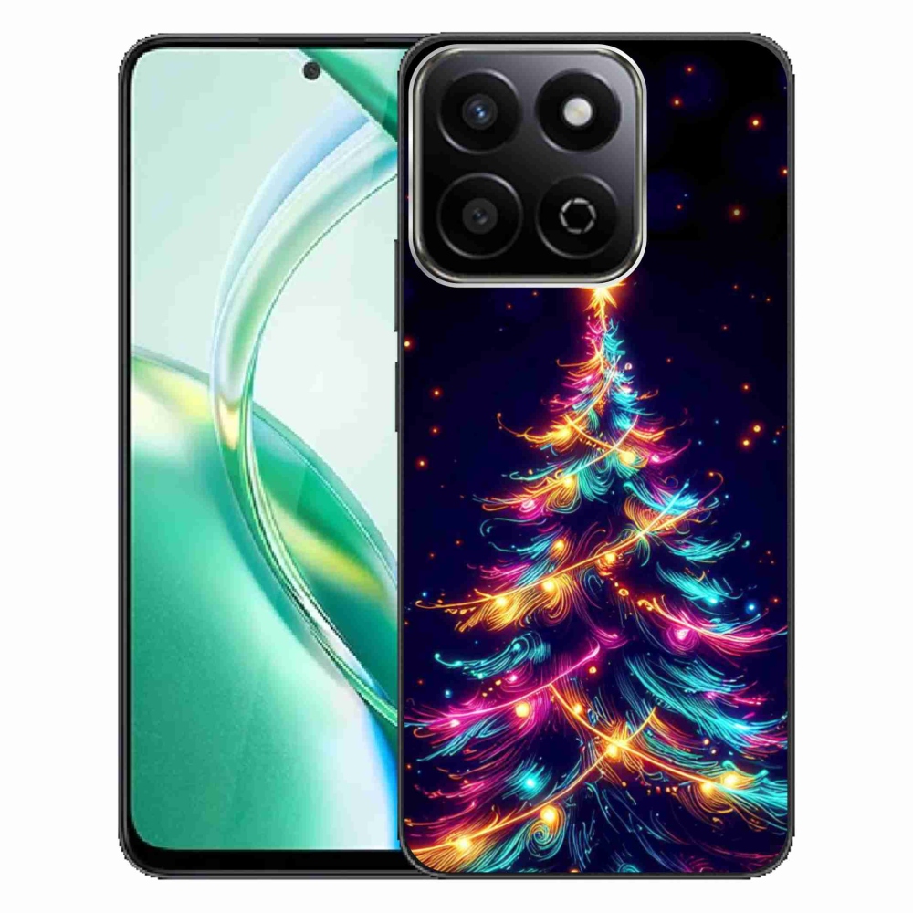 Gélový kryt mmCase na Honor 200 Smart 5G - neónový vianočný stromček