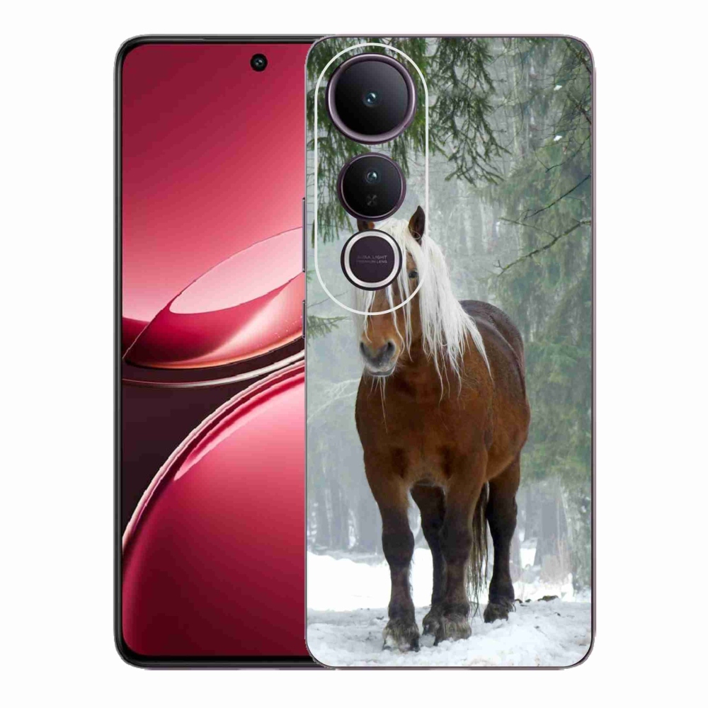 Gélový kryt mmCase na Vivo V50 Lite 4G/5G - kôň v lese