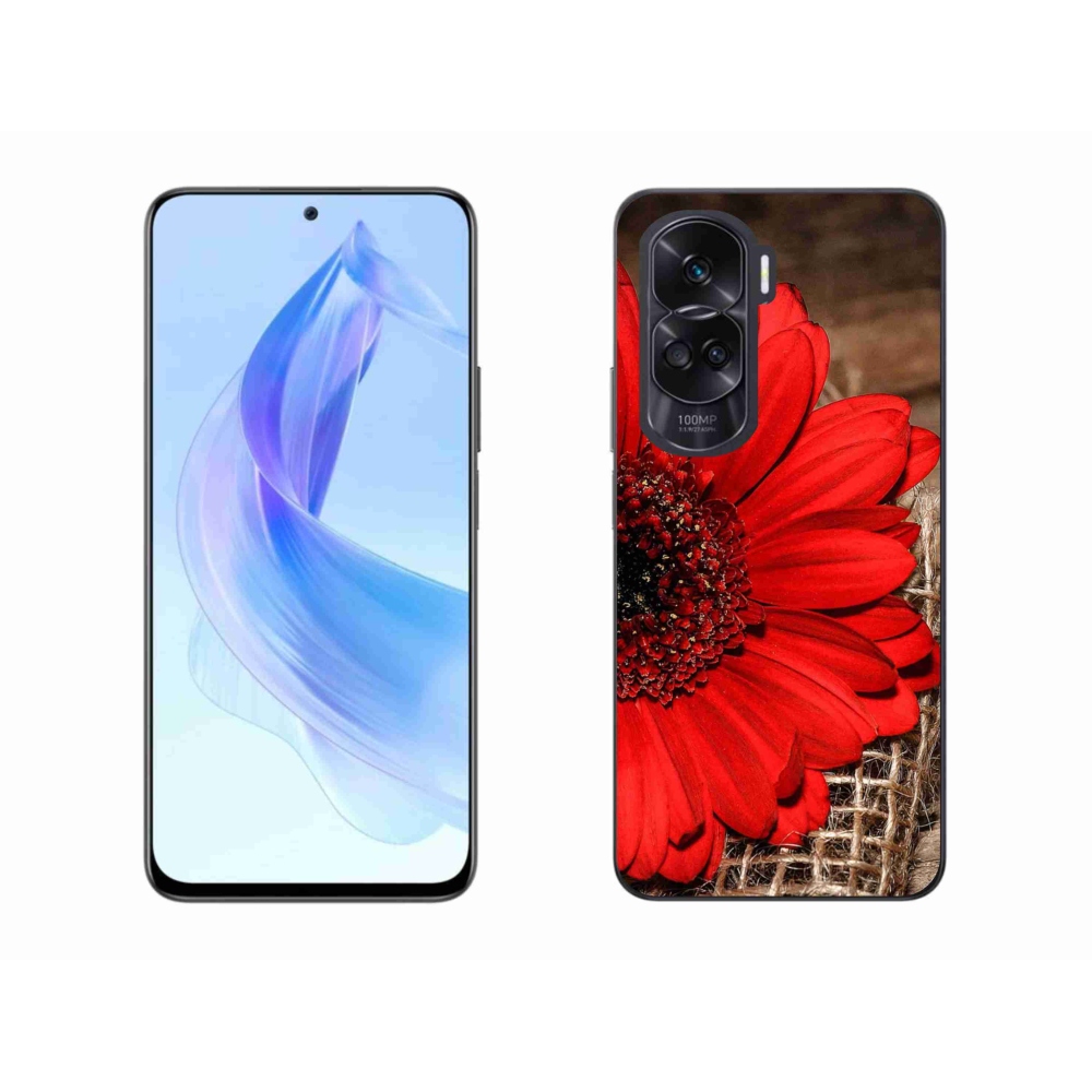 Gélový kryt mmCase na Honor 90 Lite - gerbera