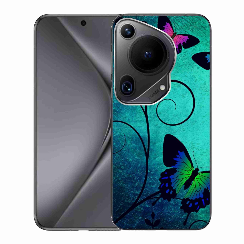 Gélový kryt mmCase na Huawei Pura 70 Ultra - farební motýle