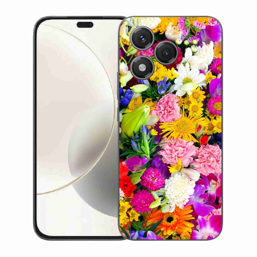 Gélový kryt mmCase na Honor 400 Lite - kvety 12