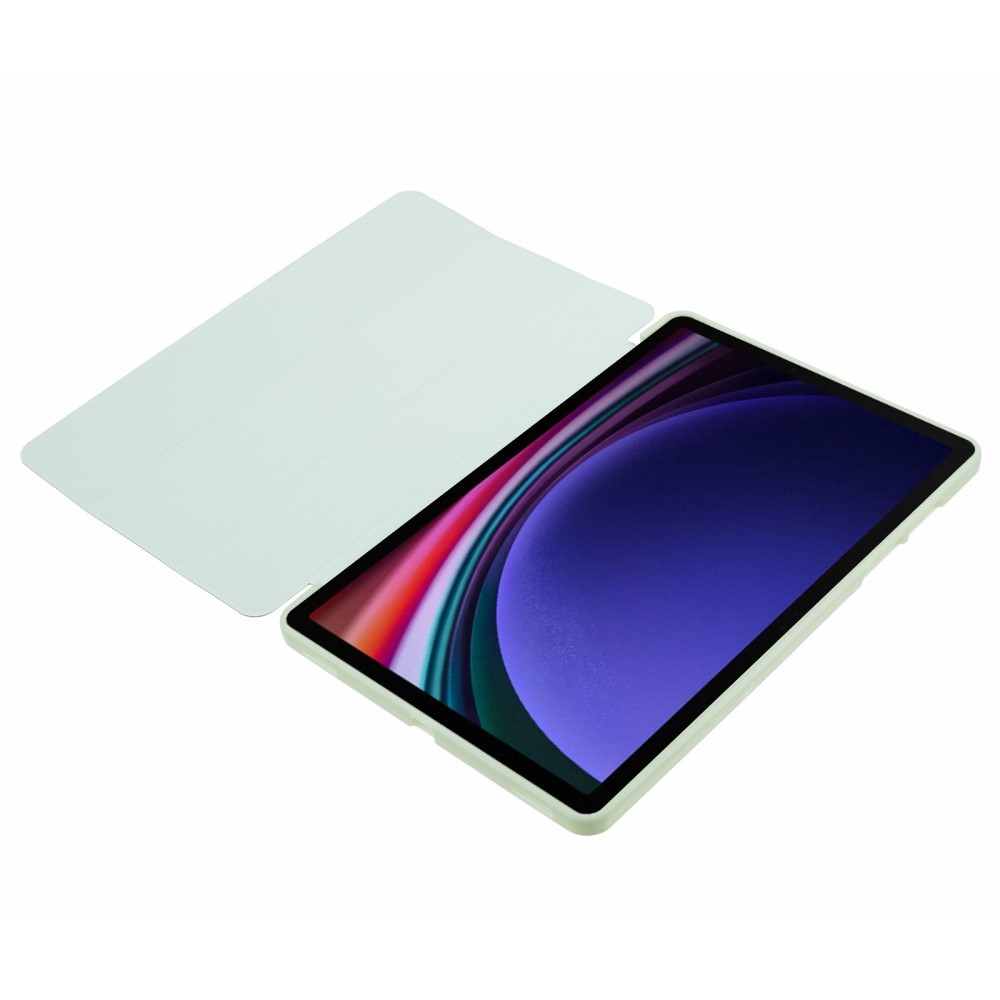 Polohovateľné puzdro na Samsung Galaxy Tab S9 - svetlozelené