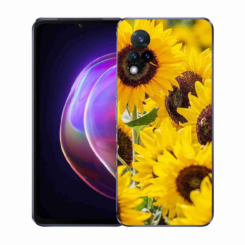 Gélový kryt mmCase na Vivo V21 4G/5G - slnečnica