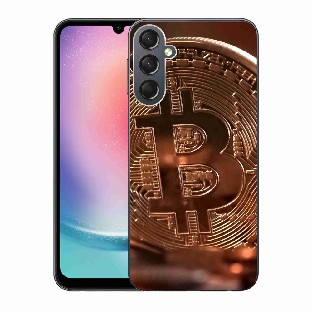 Gélový kryt mmCase na Samsung Galaxy A24 - bitcoin