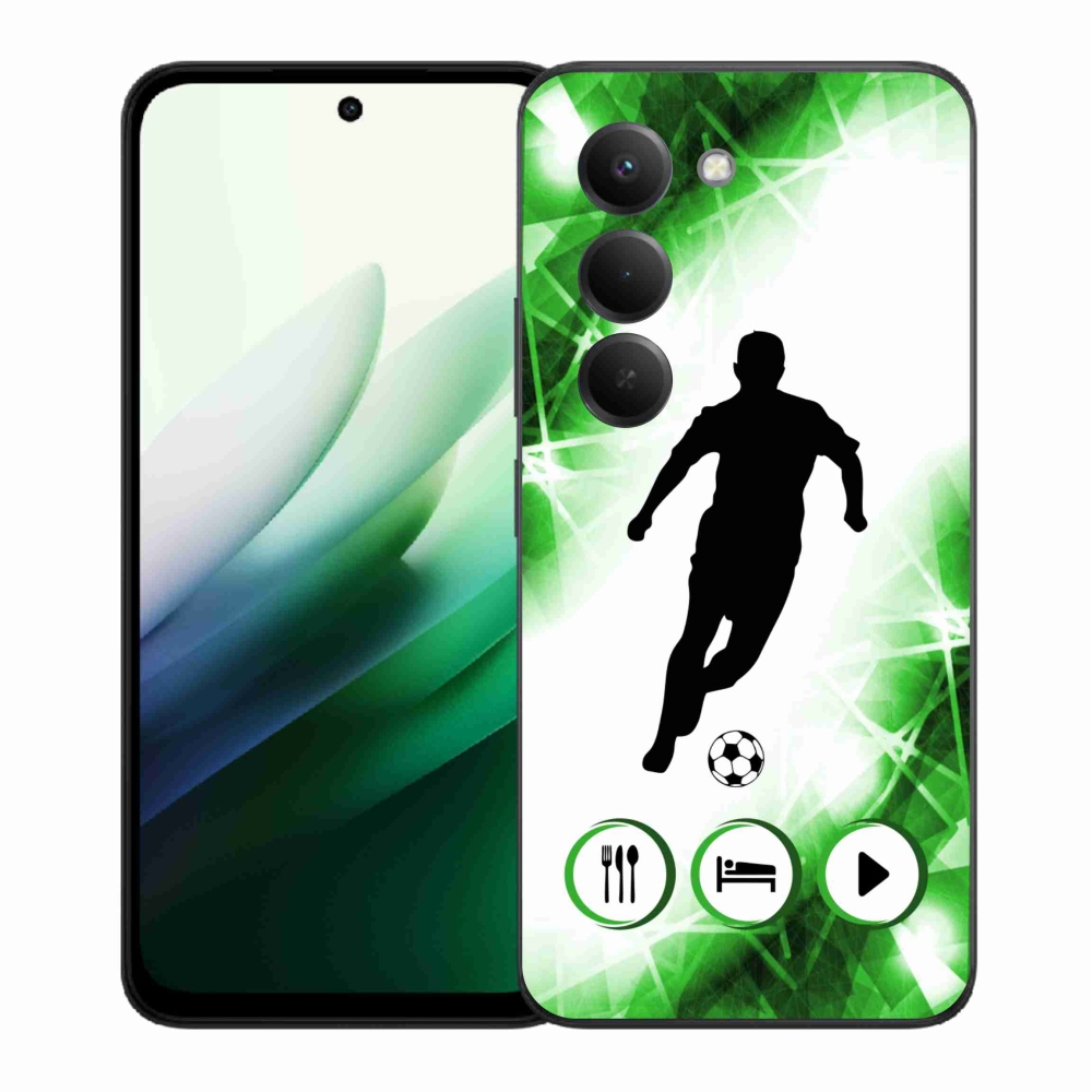 Gélový kryt mmCase na Xiaomi Redmi 15 5G (169mm) - futbalista
