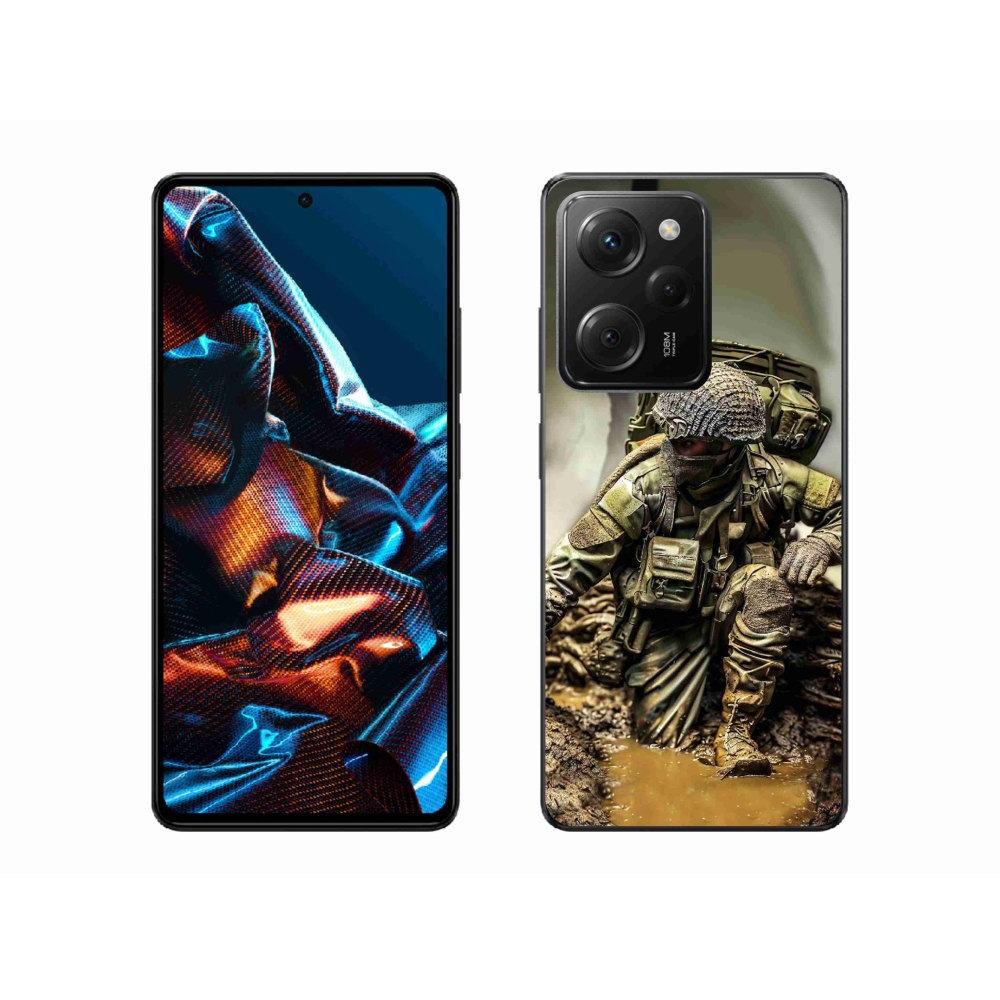 Gélový kryt mmCase na Xiaomi Poco X5 Pro 5G - vojak