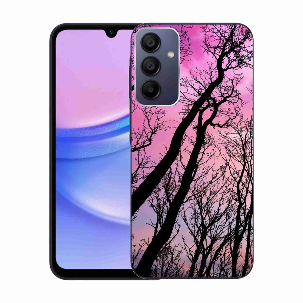 Gélový obal mmCase na Samsung Galaxy A15 4G/5G - opadané stromy