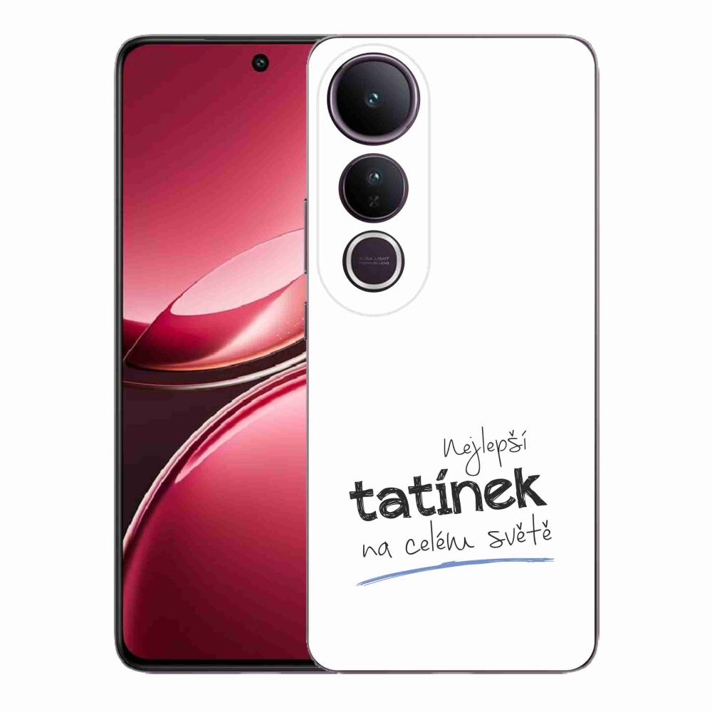 Gélový kryt mmCase na Vivo V50 Lite 4G/5G - najlepší otecko 4 biele pozadie