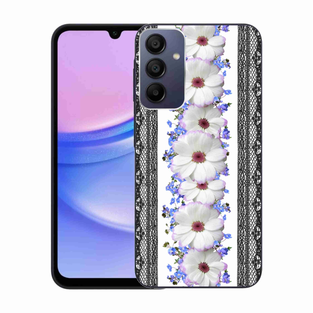 Gélový kryt mmCase na Samsung Galaxy A15 4G/5G - kvety 8