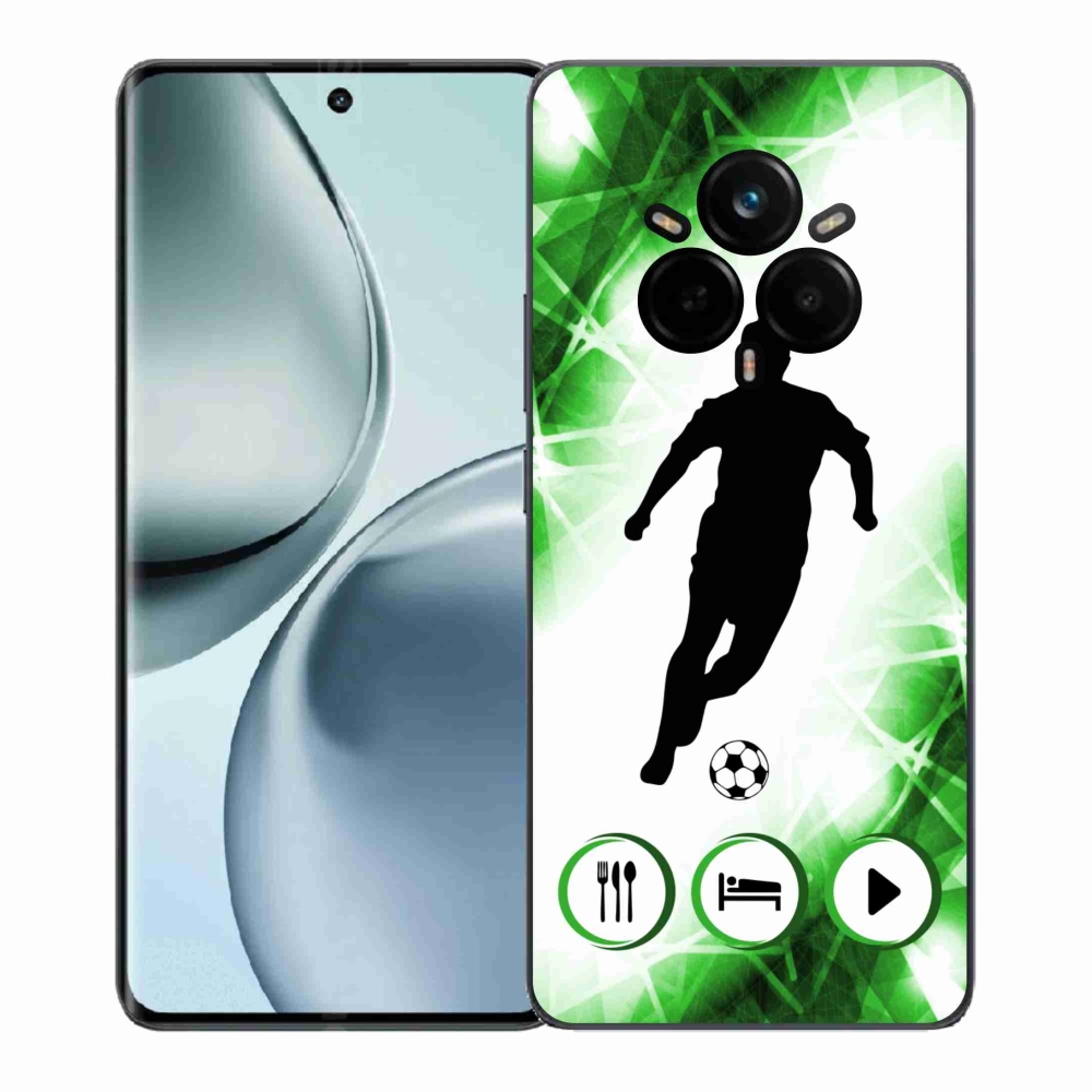 Gélový kryt mmCase na Realme 14 Pro+ 5G - futbalista