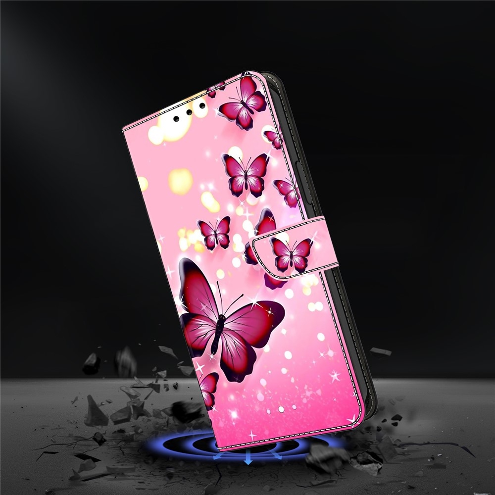 Firmly knižkové púzdro na Samsung Galaxy A17 5G/A26 5G - ružové motýle