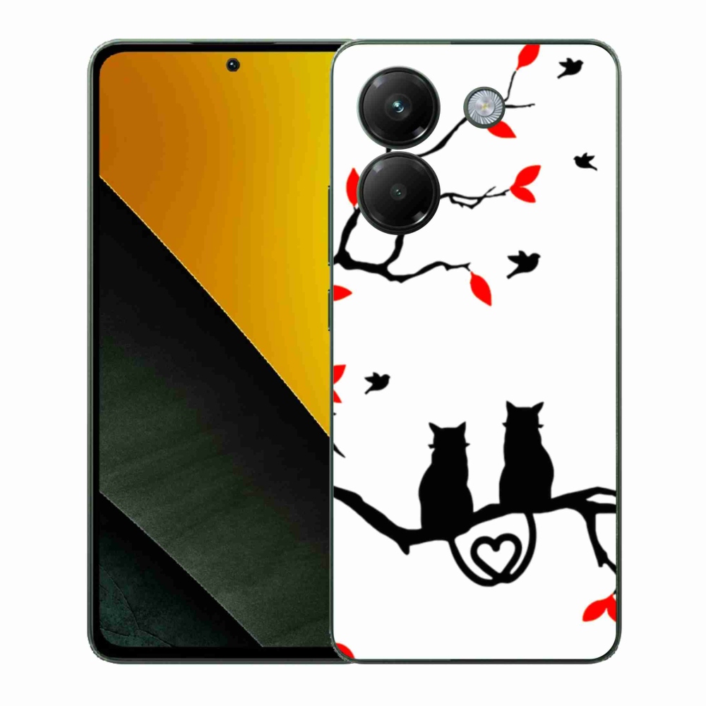 Gélový kryt mmCase na Xiaomi Poco M7 Pro 5G - mačacia láska