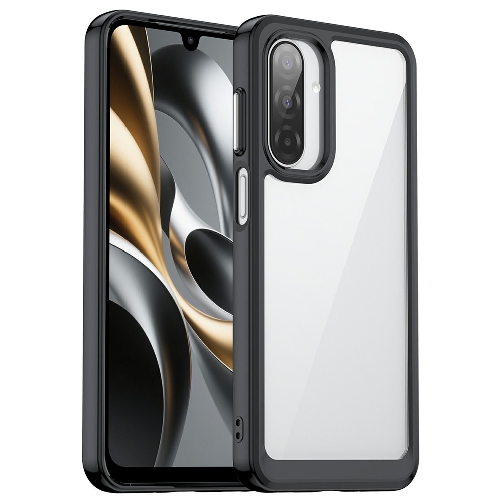 Gélový obal s pevným chrbtom na Samsung Galaxy A17 5G - čierny