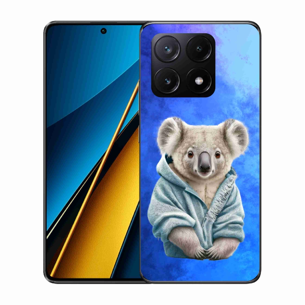 Gélový kryt mmCase na Xiaomi Poco X6 Pro 5G - koala vo svetri