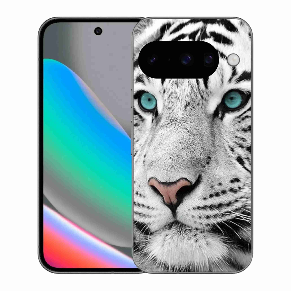 Gélový kryt mmCase na Google Pixel 10 - biely tiger
