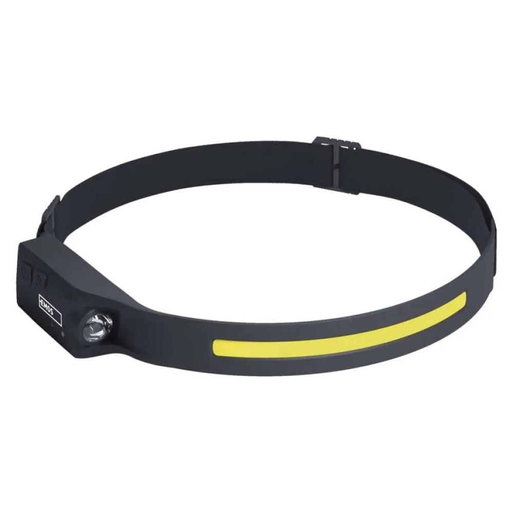 COB LED nabíjacia čelovka P3541, 380 lm, 30 m, Li-Pol 1200 mAh