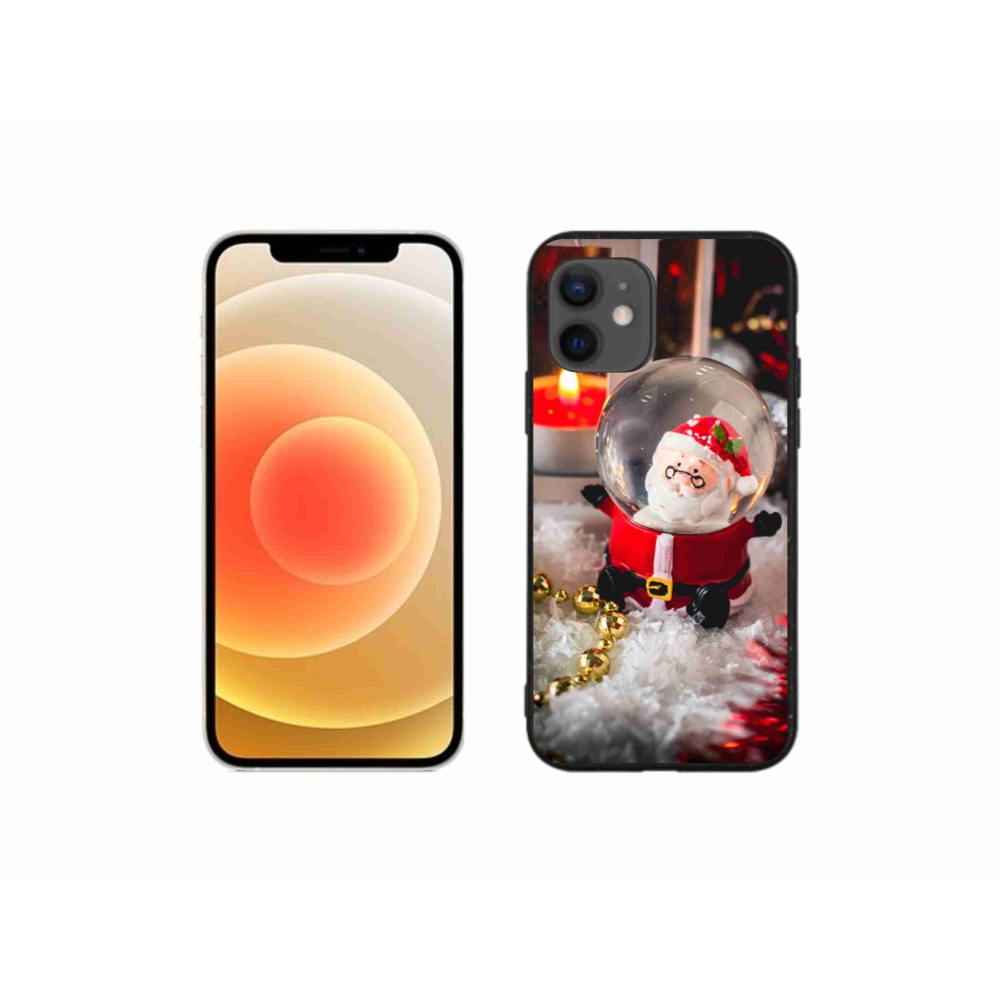 Gélový kryt mmCase na iPhone 12 mini - Santa Claus 1