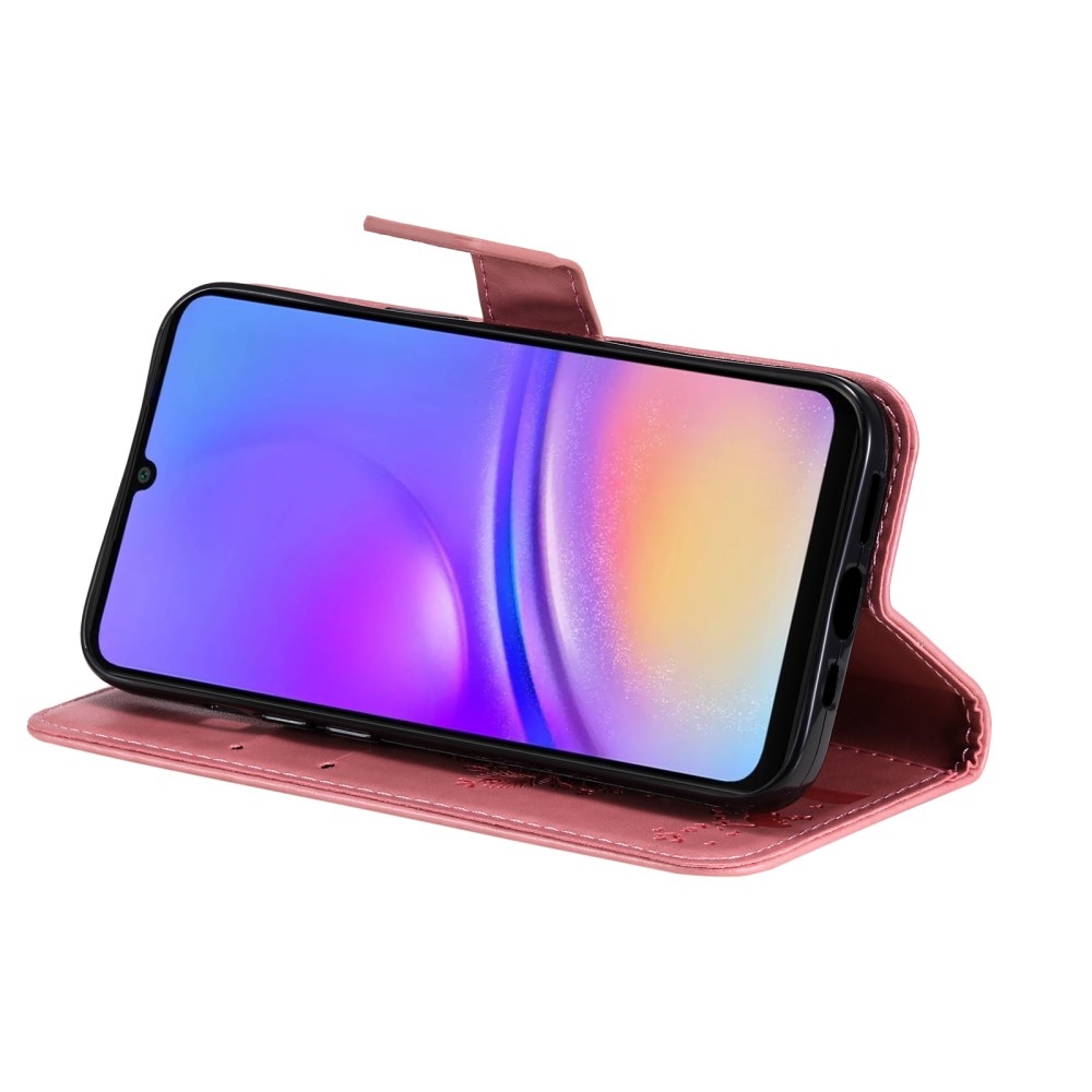 Trees knižkové púzdro na Samsung Galaxy A06 4G - ružové