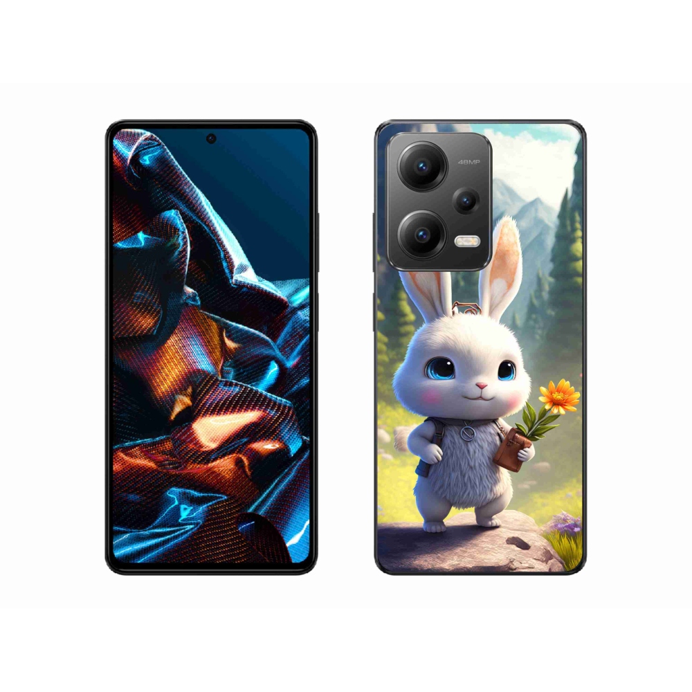 Gélový kryt mmCase na Xiaomi Redmi Note 12 Pro 5G - roztomilý zajačik