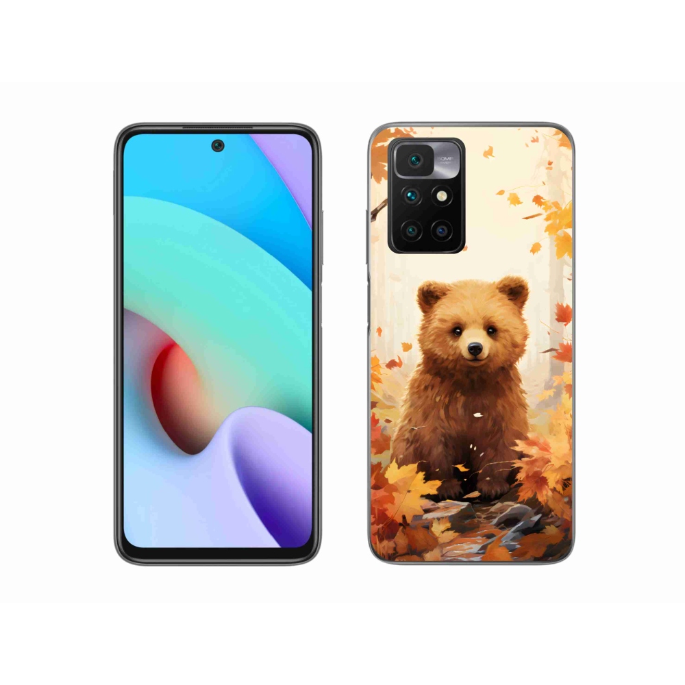 Gélový kryt mmCase na Xiaomi Redmi 10/Redmi 10 (2022) - medveď v lese