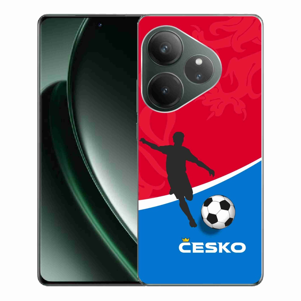 Gélový kryt mmCase na Realme GT 6 5G/GT 6T 5G - futbal Česko