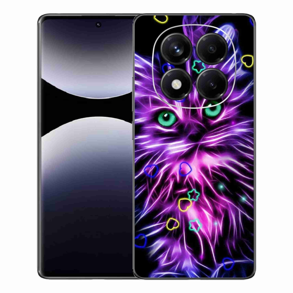 Gélový kryt mmCase na Xiaomi Redmi Note 14 Pro - abstraktná mačka