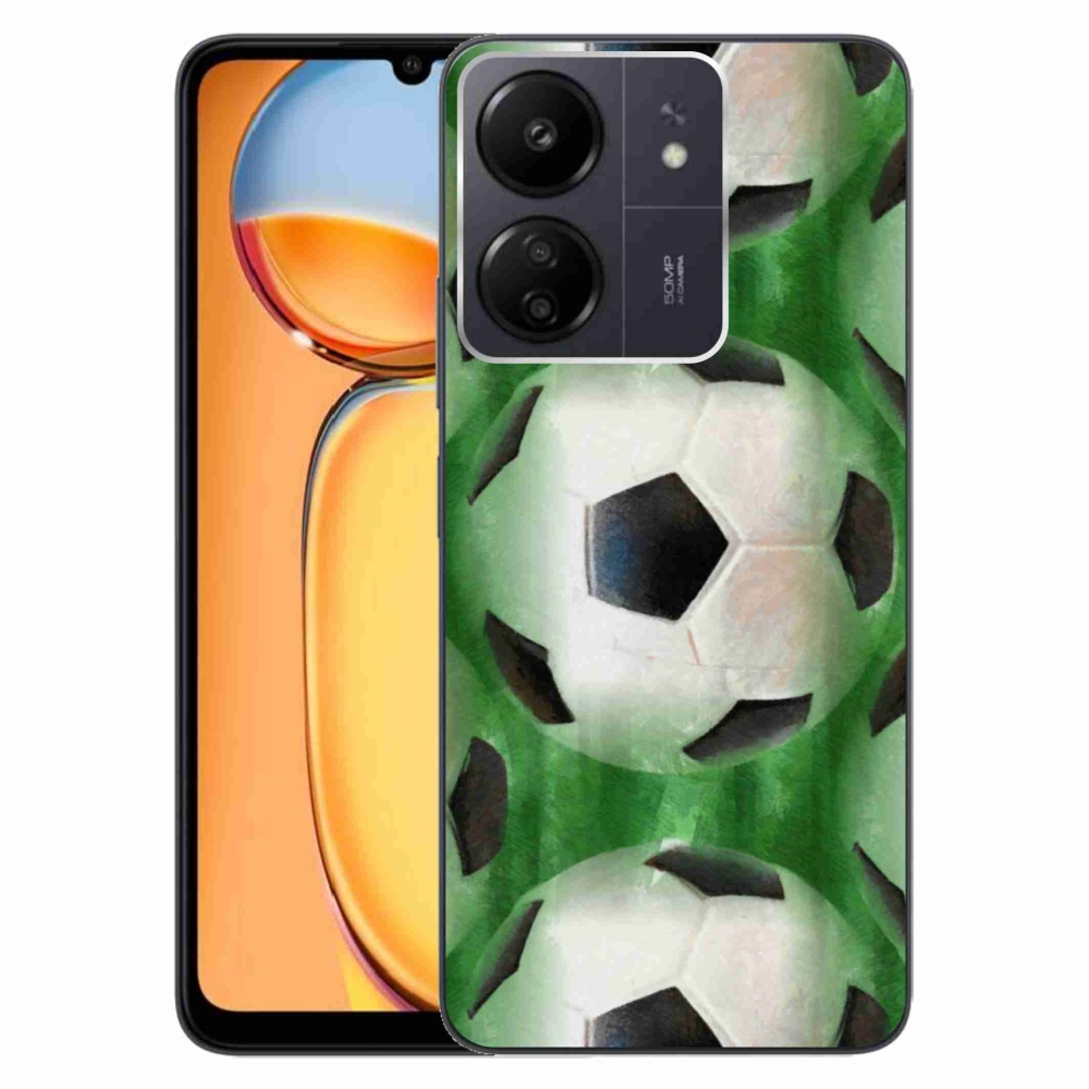 Gélový kryt mmCase na Xiaomi Poco C65/Redmi 13C - futbalová lopta