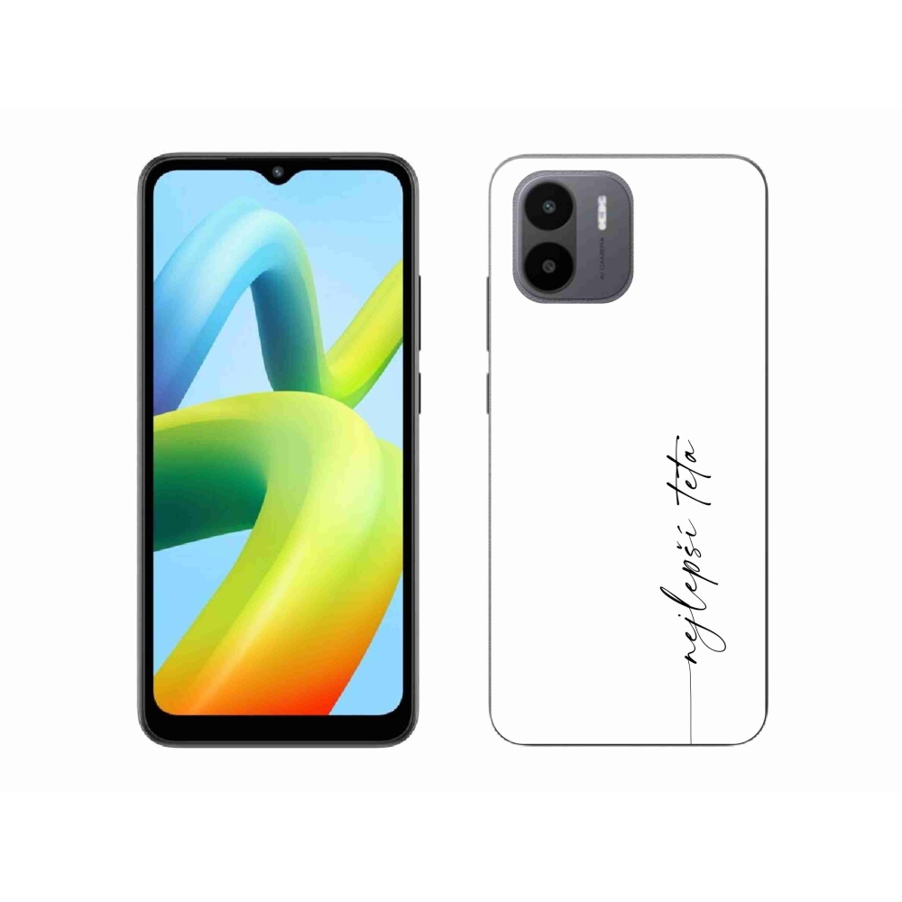 Gélový kryt mmCase na Xiaomi Redmi A1 - najlepšie teta biele pozadie