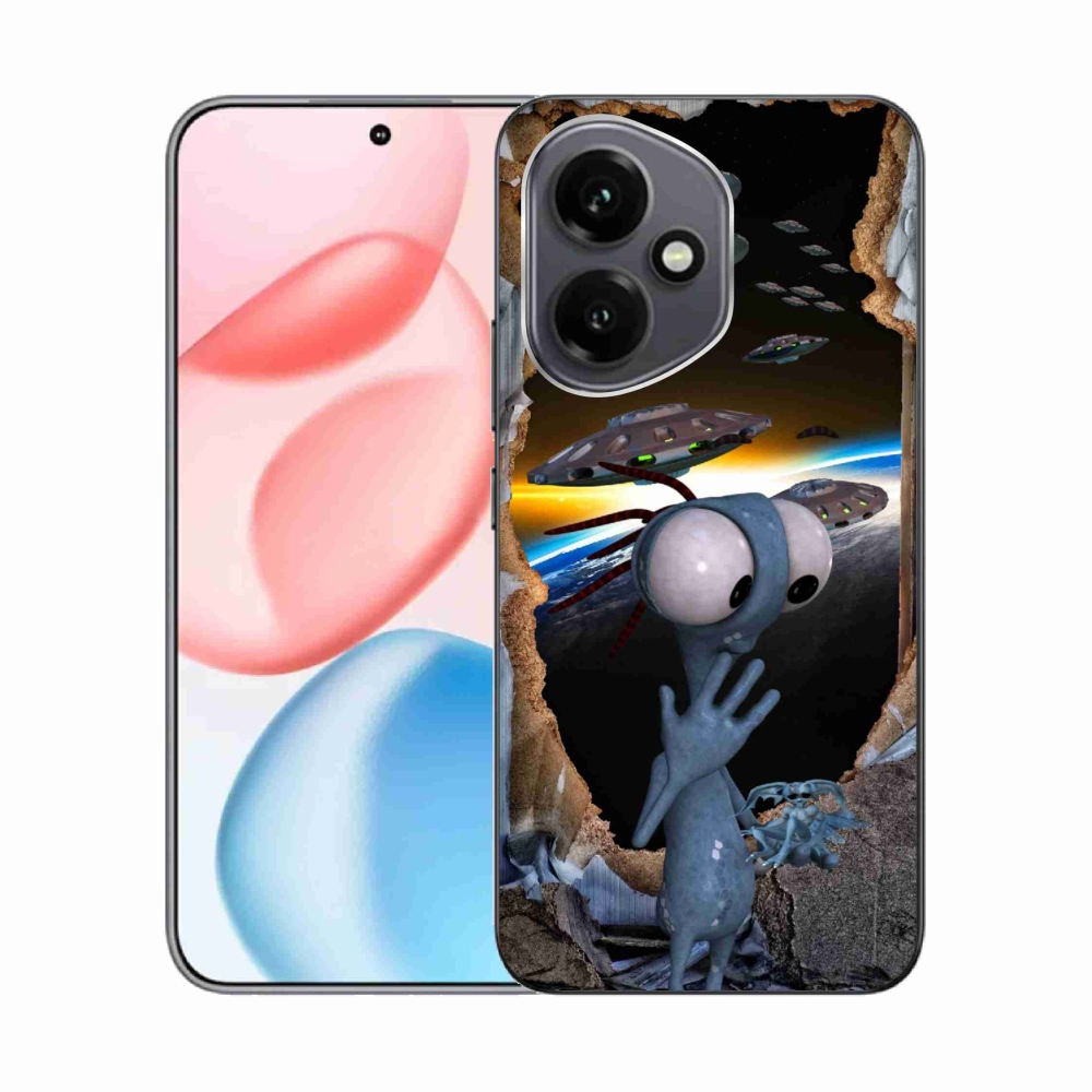Gélový kryt mmCase na Honor 400 - mimozemšťan