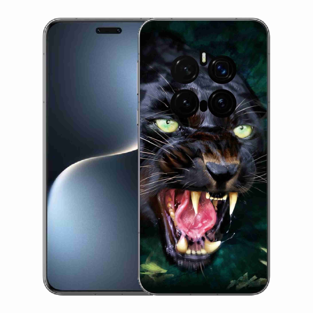 Gélový kryt mmCase na Honor Magic 7 Pro 5G - rozzúrený čierny panter