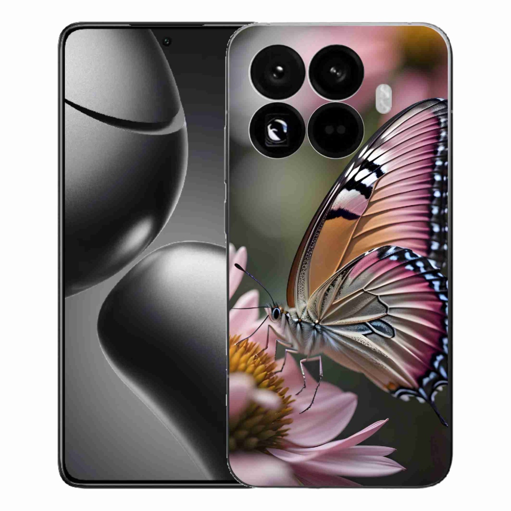 Gélový kryt mmCase na Xiaomi 15T Pro - farebný motýľ