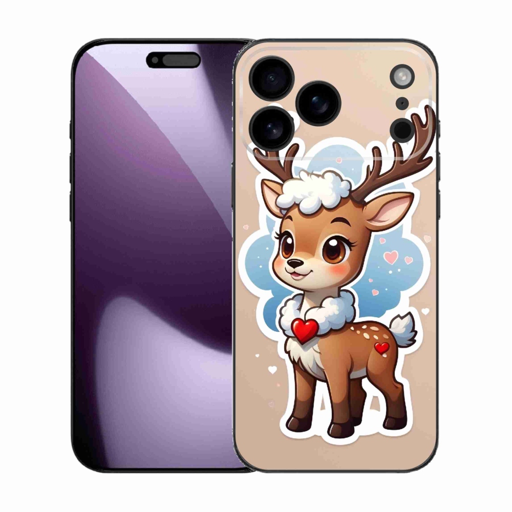 Gélový kryt mmCase na iPhone 17 Pro Max - kreslený sob
