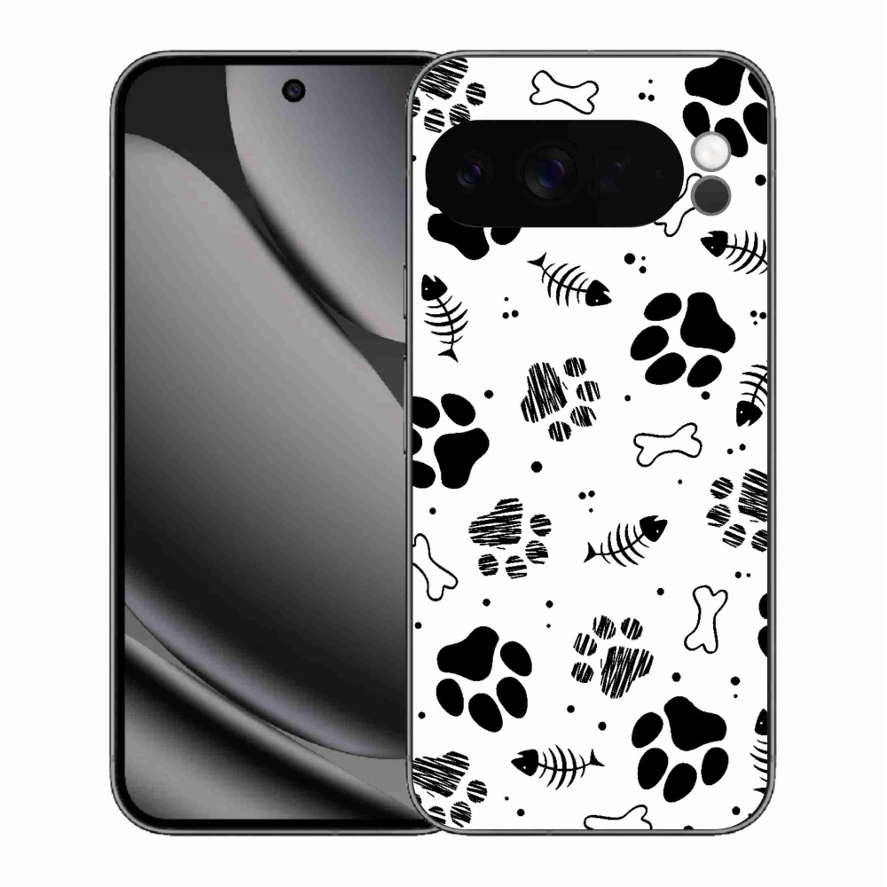 Gélový kryt mmCase na Google Pixel 10 Pro XL - psie labky 1
