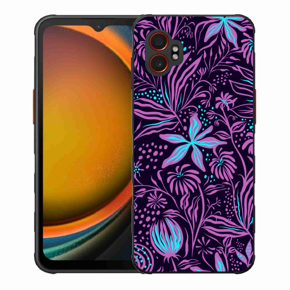 Gélový kryt mmCase na Samsung Galaxy Xcover 7 Pro - kvety 2