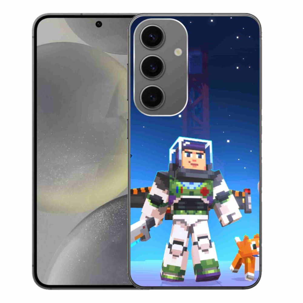 Gélový kryt mmCase na Samsung Galaxy S24+ - minecraft 2