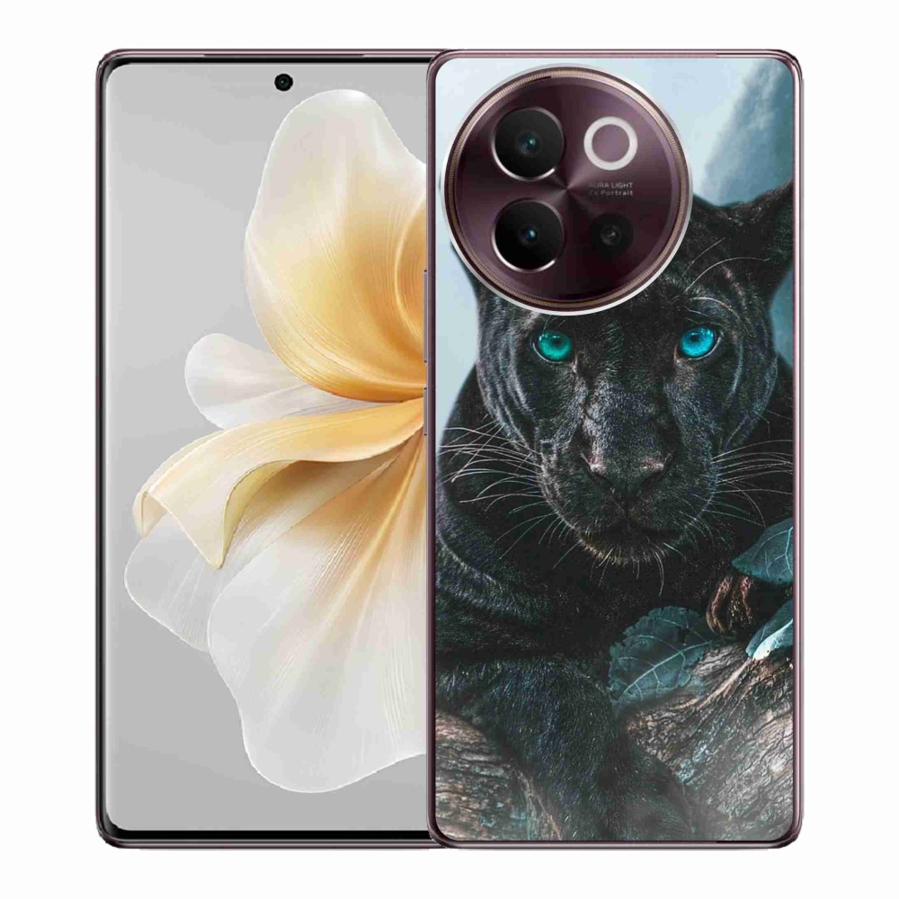 Gélový kryt mmCase na Vivo V40 Lite 5G - čierny panter