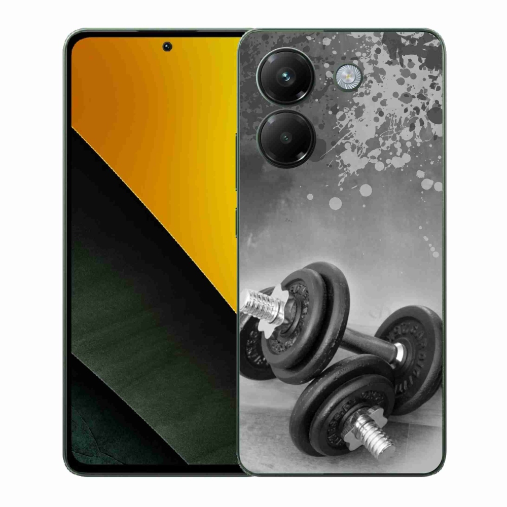 Gélový kryt mmCase na Xiaomi Poco M7 Pro 5G - činky 1