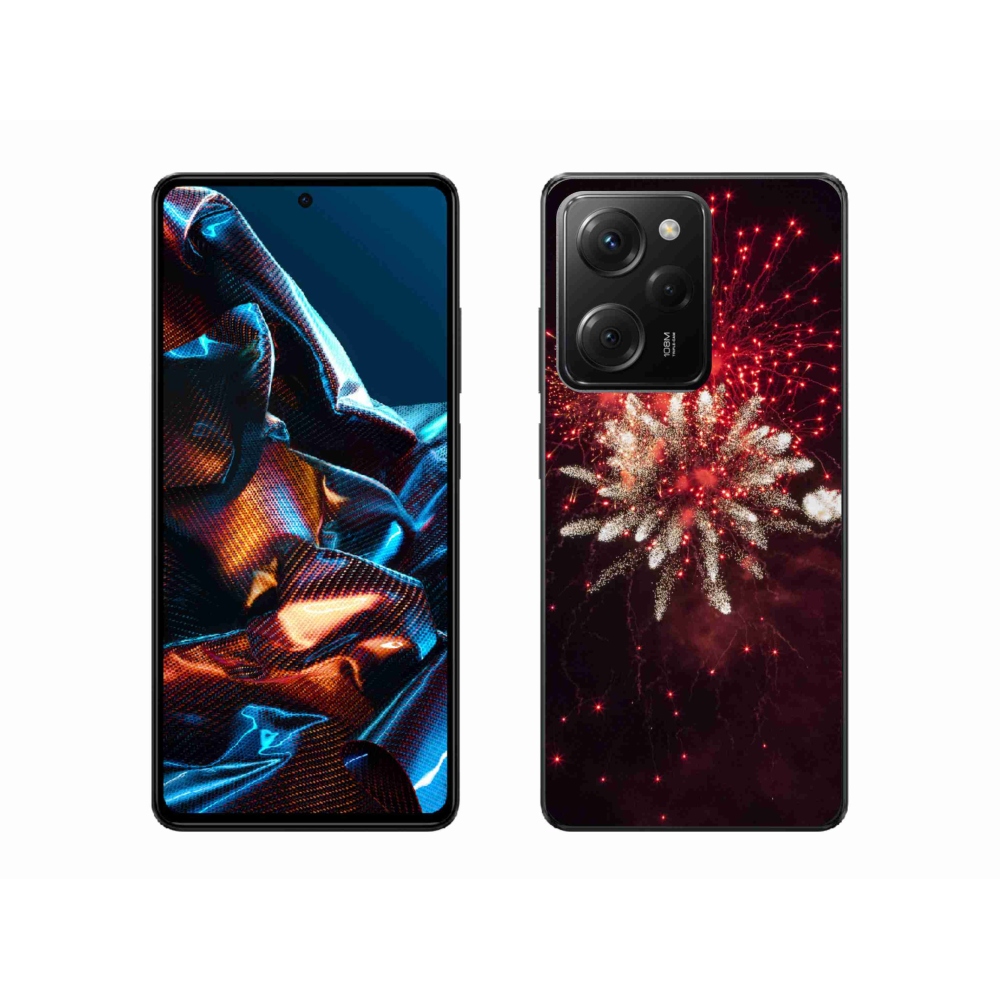 Gélový kryt mmCase na Xiaomi Poco X5 Pro 5G - ohňostroj