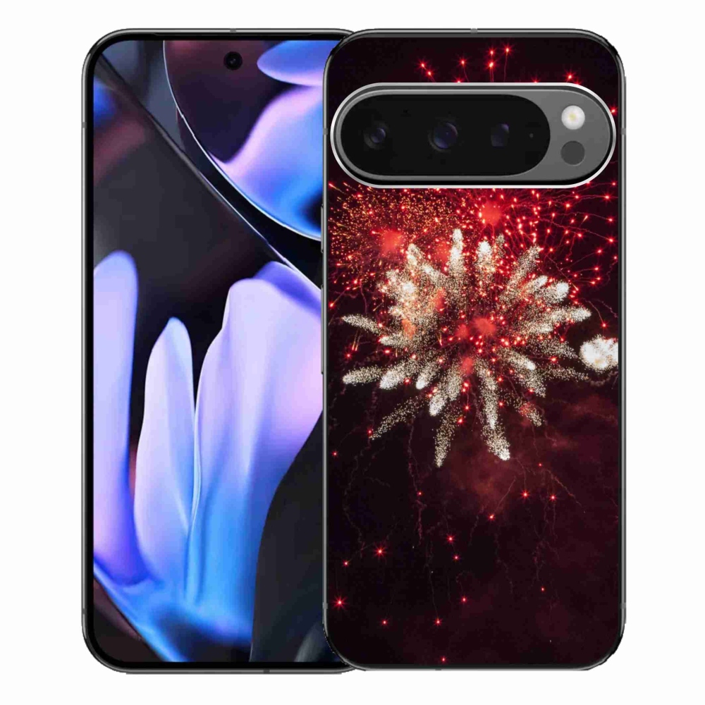 Gélový kryt mmCase na Google Pixel 9 Pro XL - ohňostroj