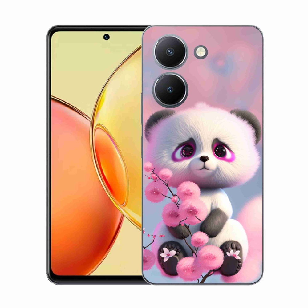 Gélový kryt mmCase na Vivo Y36 - roztomilá panda 1