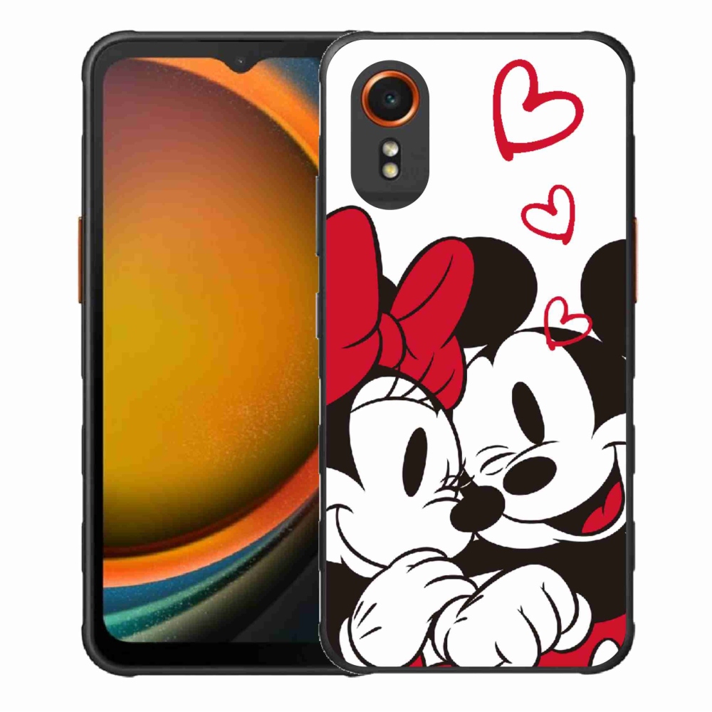 Gélový kryt mmCase na Samsung Galaxy Xcover 7 - minnie a mickey