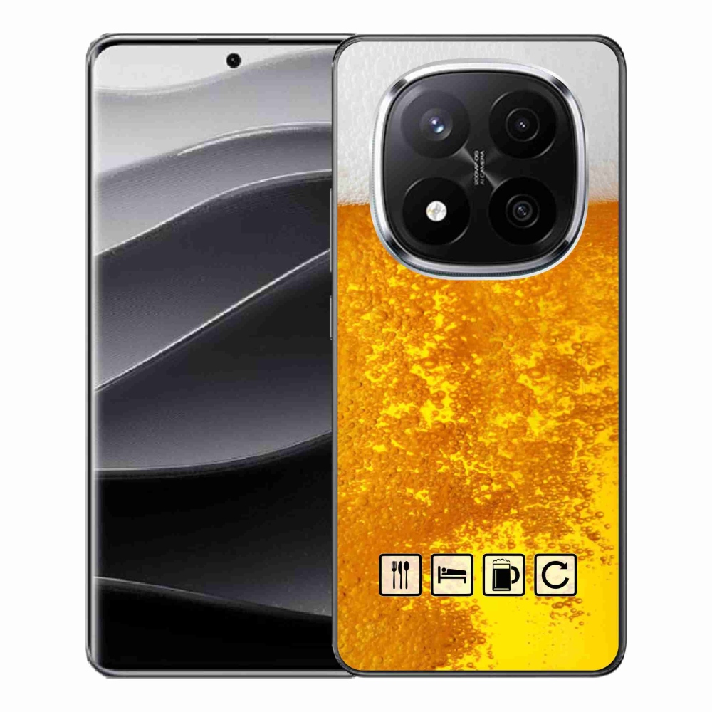 Gélový kryt mmCase na Xiaomi Redmi Note 14 Pro+ 5G - pivný motív 3