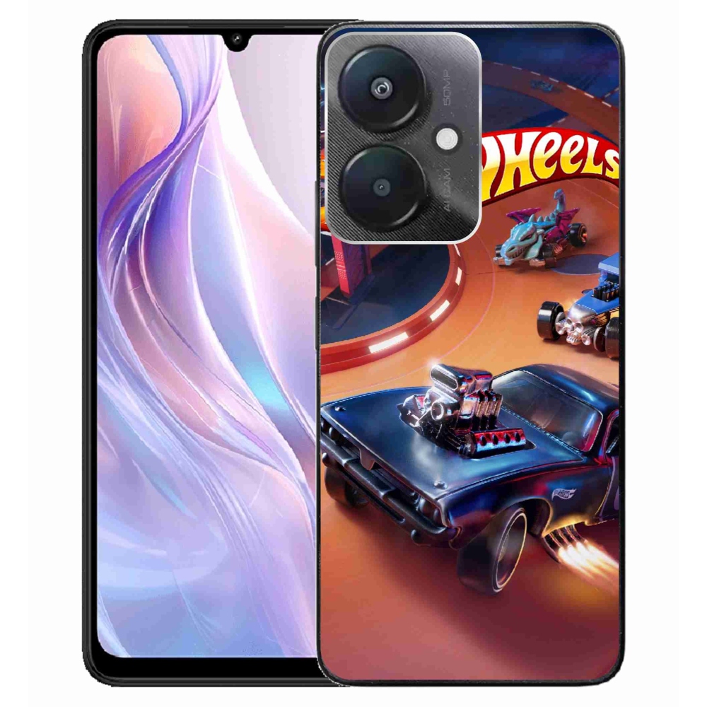 Gélový kryt mmCase na Xiaomi Redmi 13C 5G - hot wheels