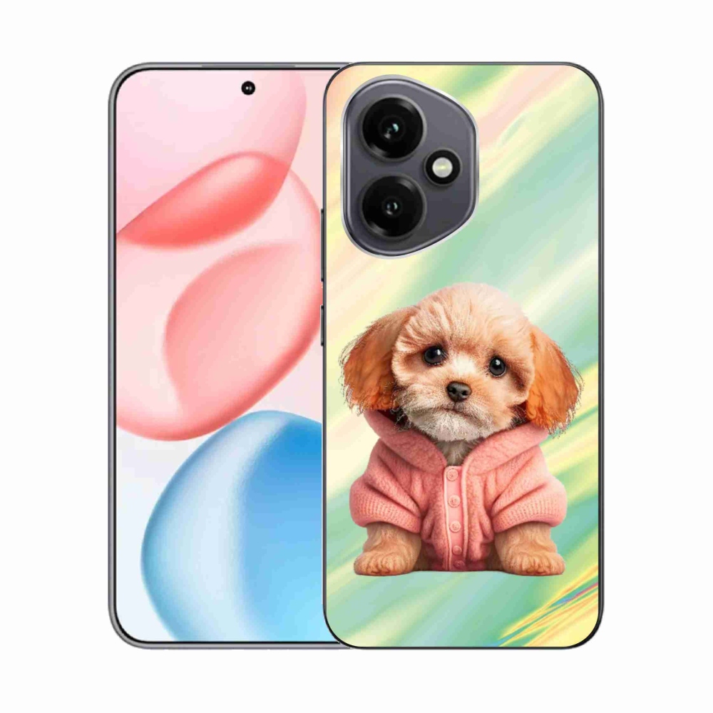 Gélový kryt mmCase na Honor 400 - šteňa vo svetri