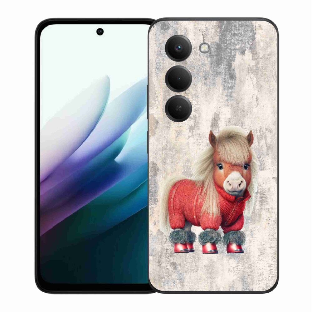 Gélový kryt mmCase na Xiaomi Redmi 15 4G/5G (171mm) - poník vo svetri