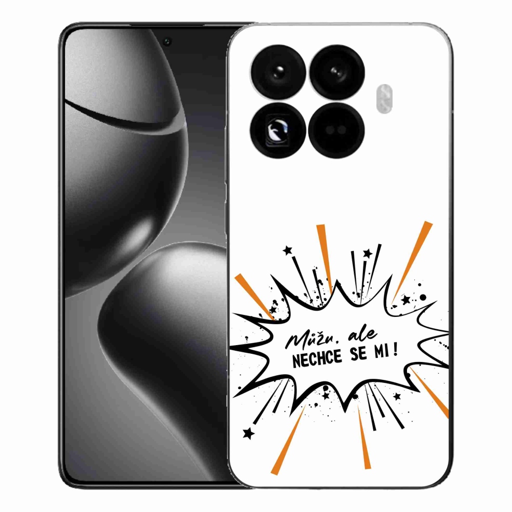 Gélový kryt mmCase na Xiaomi 15T Pro - vtipný text 11 biele pozadie