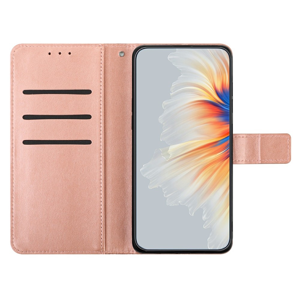 Mandala knižkové púzdro na Xiaomi 15T Pro - ružovozlaté